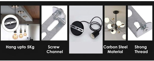 Ceiling light brackets: types and installation guide