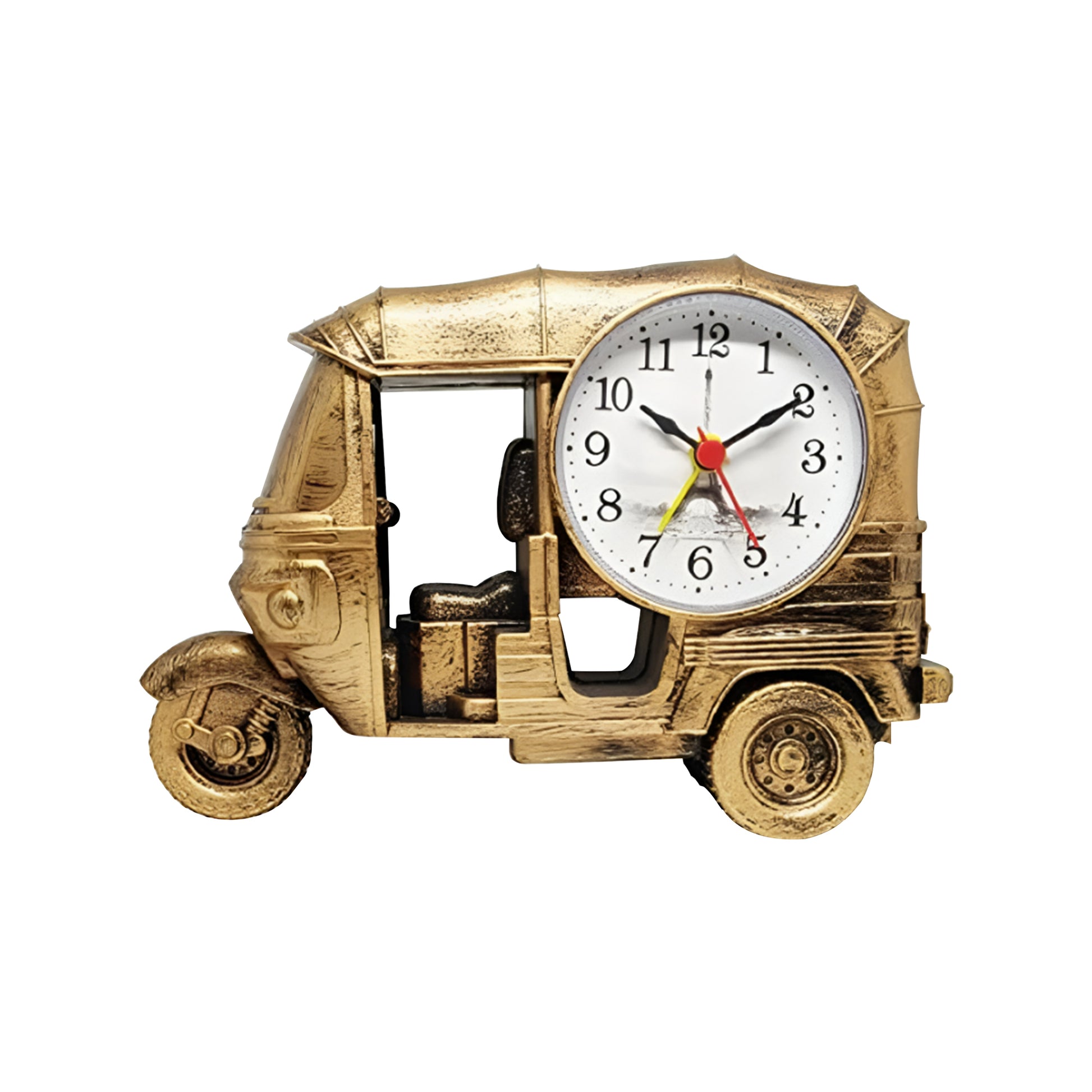 Brushed Brass Tricycle clock
