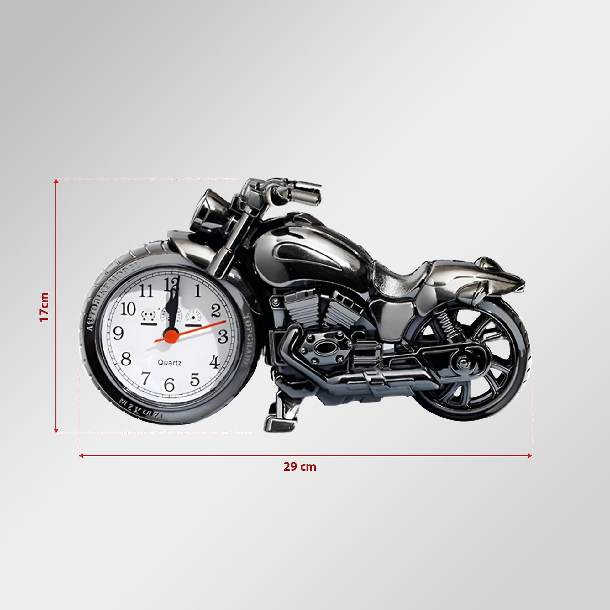 Trendy Motorcycle Shape bedside alarm clock