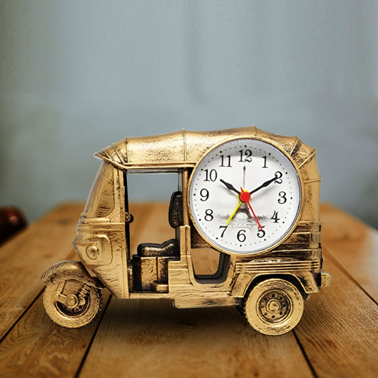 Modern Three Wheeler Clock Gift
