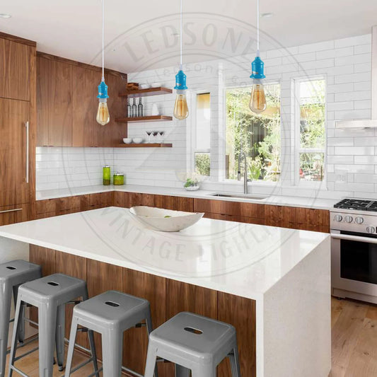 10 Pack Ceiling Pendant Hanging Light PVC Cable_E27 Lamp Holder ~4253