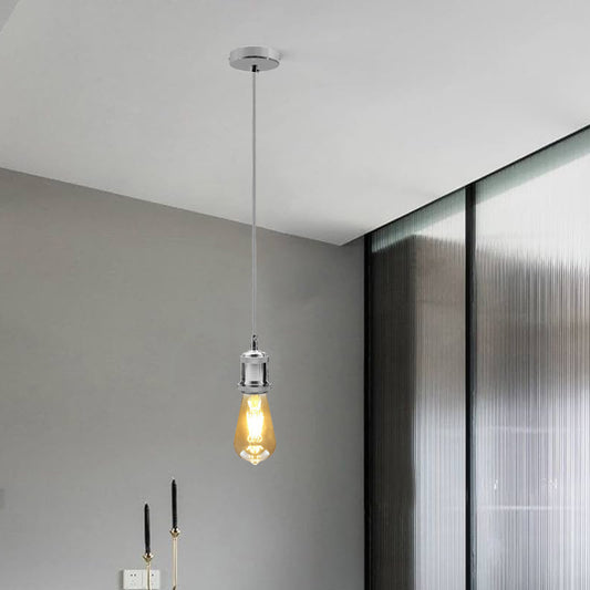 2m E27 Lamp Holder Pendant Light Fitting Round Cable E27 Base Holder~1727