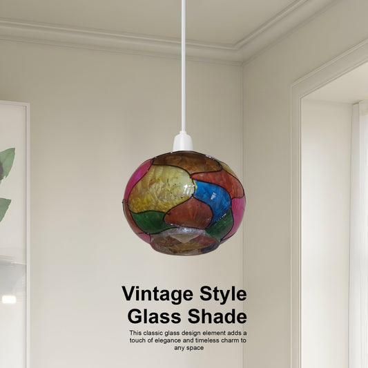 Tiffany-stijl lampenkap plafond hanglamp ~5546