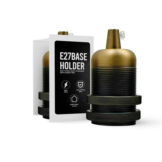 E27 Industrial Cord Grip Bulb Holder with Screw~5594