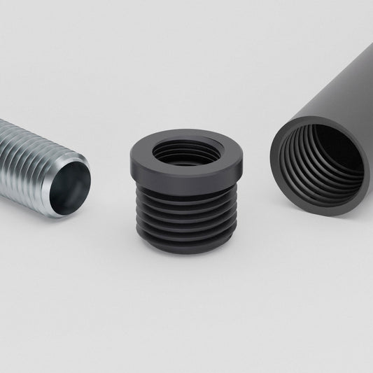 Reductor de rosca M16 a M10, conector de tubería métrico macho a hembra - 5618