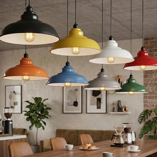 FARMKULLA Set of 3 Kitchen Island Lights Industrial Ceiling Pendants ~6840