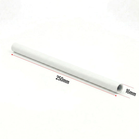 M16 Female Threaded Lamp Pipe 250mm Hollow Lighting ~6939