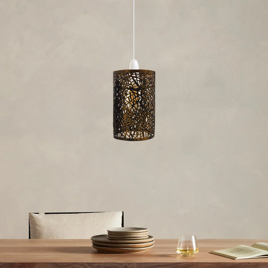 Vintage Industrial Metal Lampshade Easy Fit E27 Ceiling Light Cover~2429