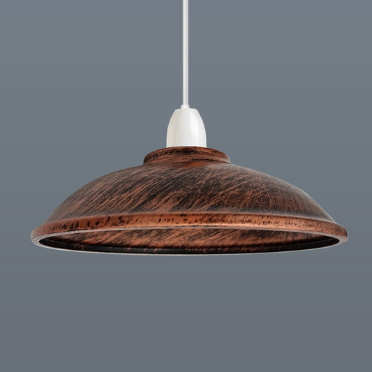 Vintage Ceiling Light Shade Metal 24cm Lampshade lighting~1899