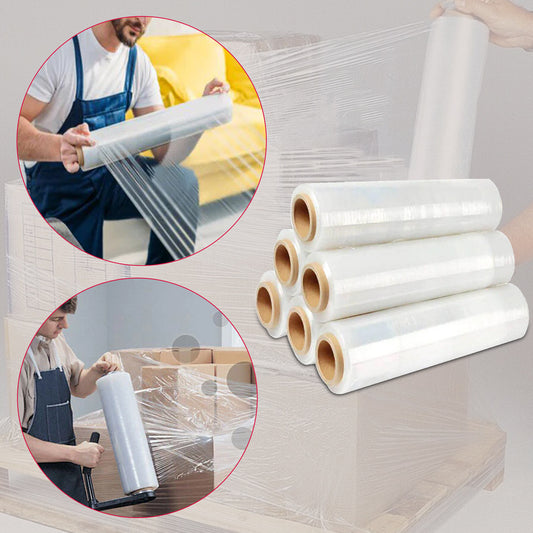 Transparent heavy duty pallet stretch wrap roll Clear waterproof shipping pallet wrap
