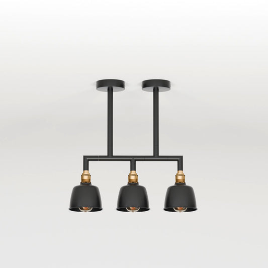 3-Way Industrial Conduit Pipe Ceiling Pendant DIY Light Fixture ~ 5638