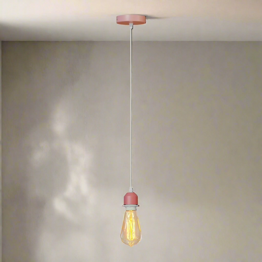 Vintage Pendant Light Holder Kit E27 Base ~4225