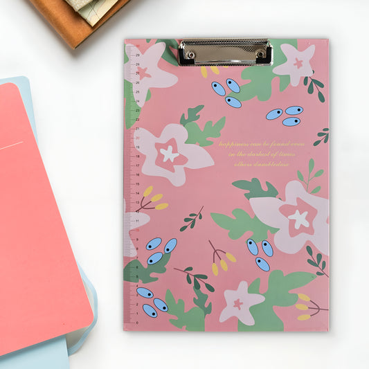 Clipboard with Ruler Scale Edge