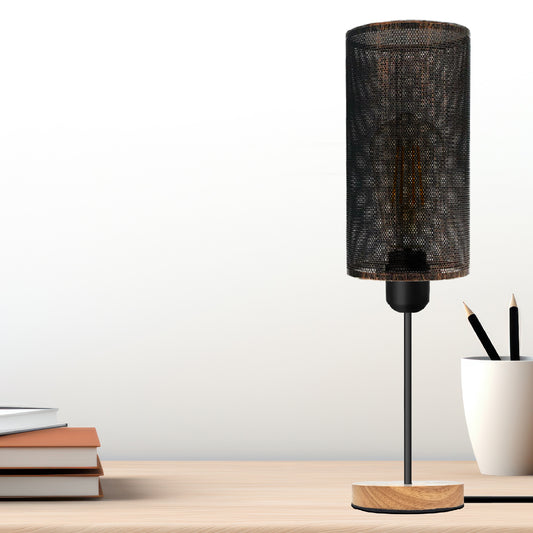 black table lamp light stand lighting