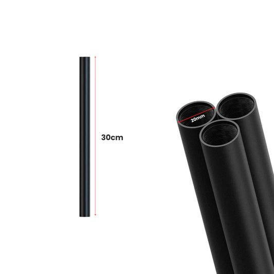 20mm Diameter Black Steel Round Conduit Pipe Female thread conduit lighting ~5757