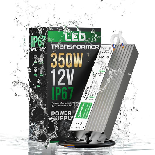 IP67 Waterproof DC 12V 350W LED Driver LED Power Supply Transformer ~ 4461