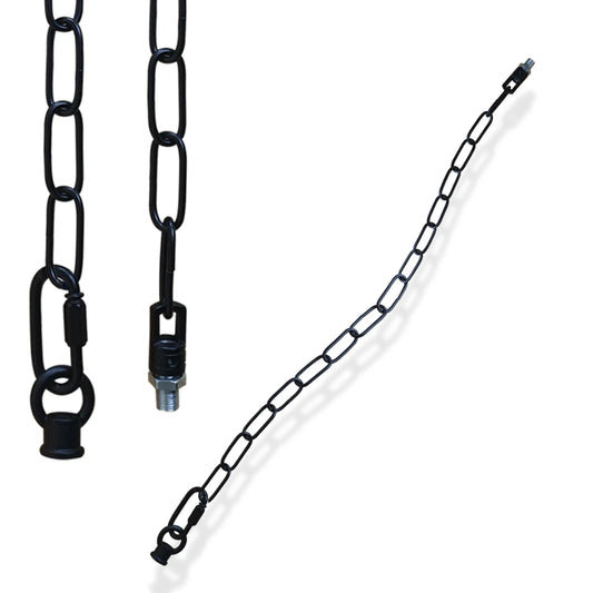 Black Pendant Light Fixture,60cm Lighting Hanging Lamp Fixture Chain ~4443