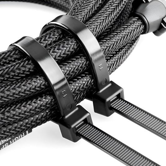 Black cable ties