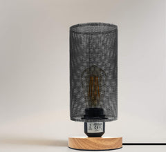 Small Table Lamps Black wire cage