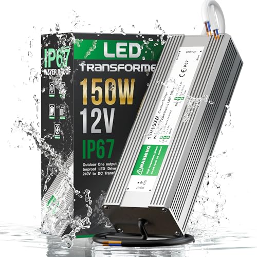 DC 12V 150W IP67 12.5A Waterproof LED Driver LED Power Supply Transformer ~3346
