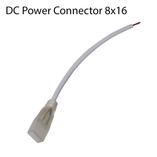 Accesorios para luces LED de neón con tubo flexible y conector de CC ~ 6039