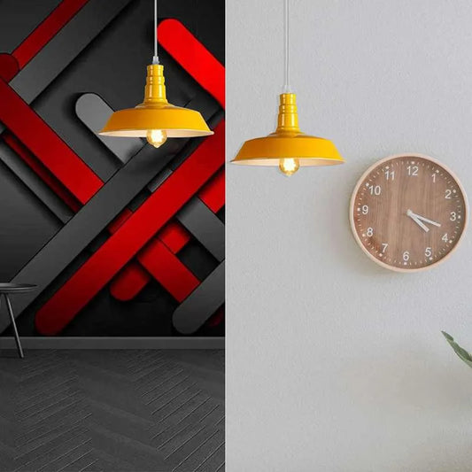 Retro Style Ceiling Light Shades Shades Metal Curved 36cm~4977