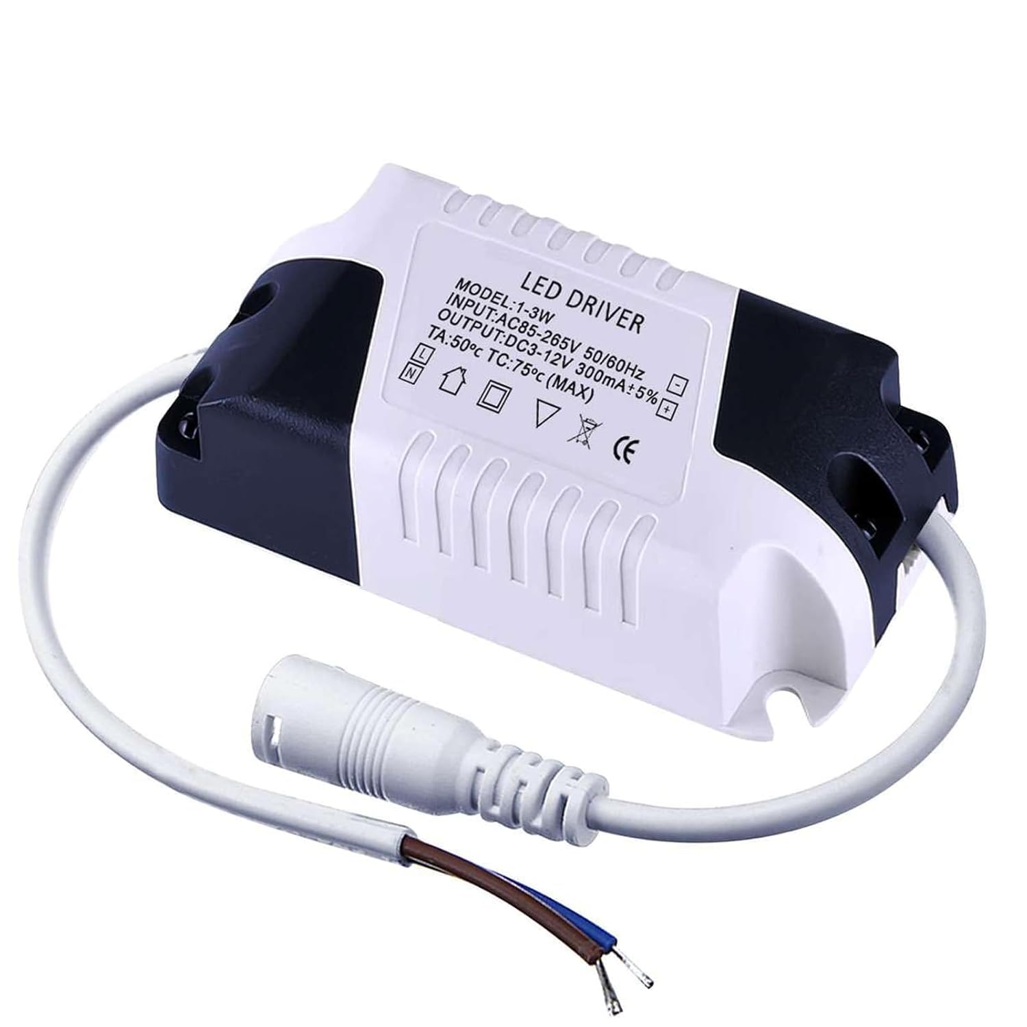 Enclosed LED Power Supply - 48V DC, 1.3 Amp, 62.5 Watt Single Output With PFC (AC To DC)