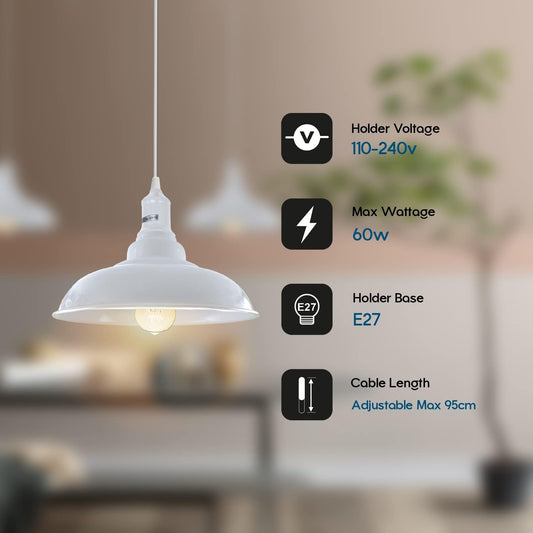 Various Colour Modern Ceiling Barn Pendant Light ~1642