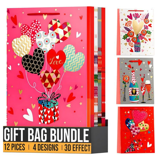 Gift Bags For Presents Multipack Multi Size ~6338