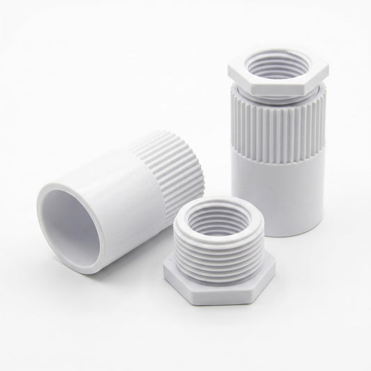 LED Conduit 20mm/ 25mm White PVC Female Conduit Adaptor ~6897