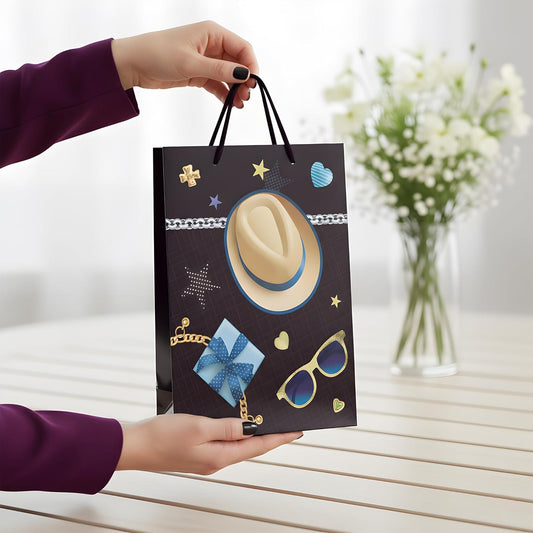 12 Packgift Bags For Men Multipack ~6340