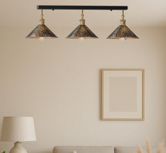 3 Light Semi Flush Mount Ceiling Light ~6519