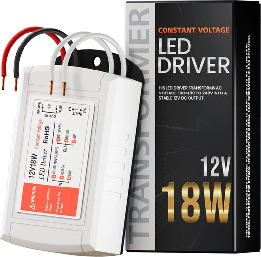 12V 18W 1.5A LED Driver Constant Voltage Power Supply ~3280