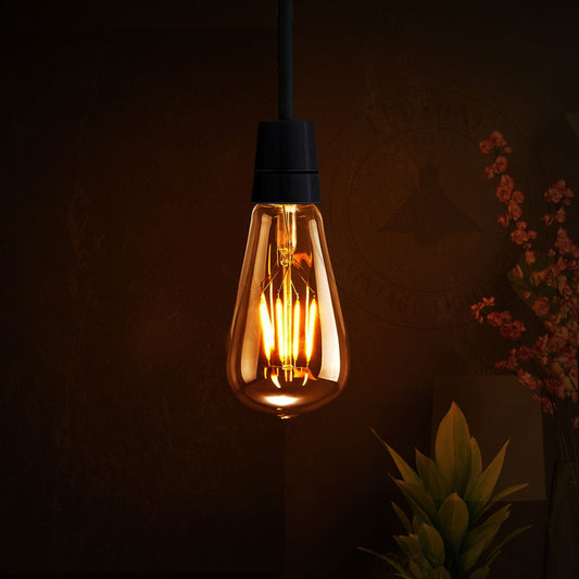 ST64 E27 4W Dimmable Squirrel Industrial Filament Vintage Bulb~3239