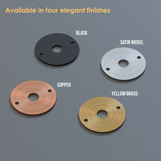 Tapa de conducto de 14 mm con orificio central para interruptores, cubiertas para cajas de terminales - 5563