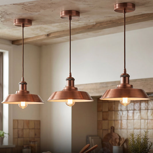 Classic Overhead Pendant Lighting Adjustable 95cm Cable ~6934