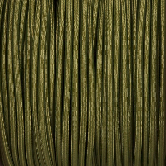 Cable flexible vintage de 2 núcleos, color verde militar, de 0,75 mm (1 m, 5 m y 10 m) ~3027