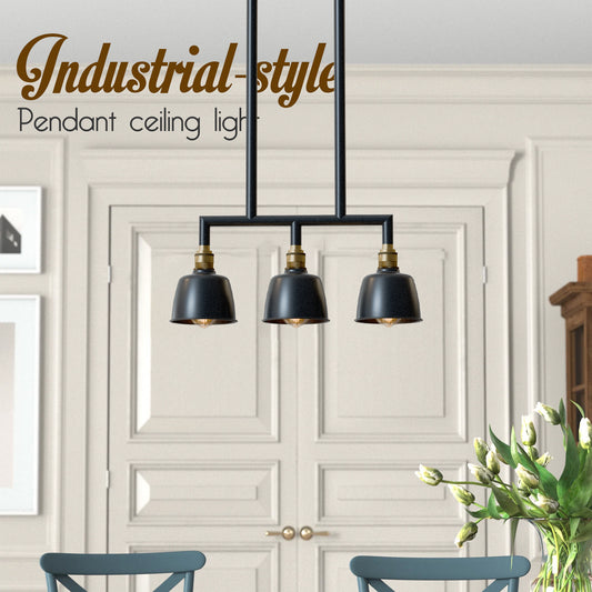 3-Way Industrial Conduit Pipe Ceiling Pendant DIY Light Fixture ~ 5638