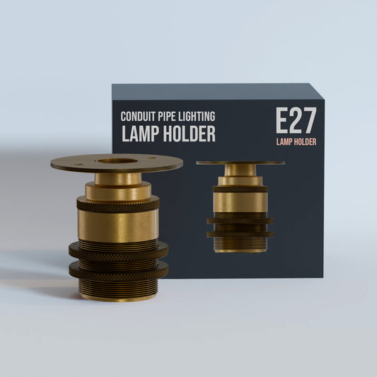 E27 ES Bulb Holder Batten Lamp Fitting Threaded 20mm Conduit Pipe Socket-5585