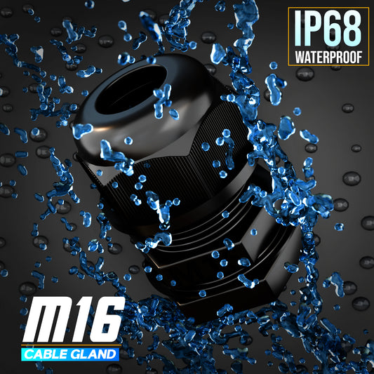 Gland wire Cable Connector Waterproof IP68 Nylon Plastic Cable~5608