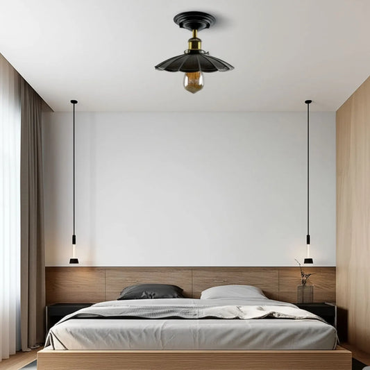 Modern bedroom ceiling light fixture, and pendant lights.
