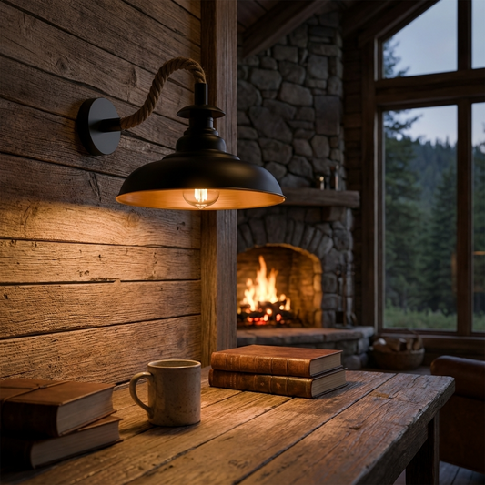 Black_Hemp_Rope_Wall_Sconce_32cm_Curvy_Industrial_Shade_E27_2