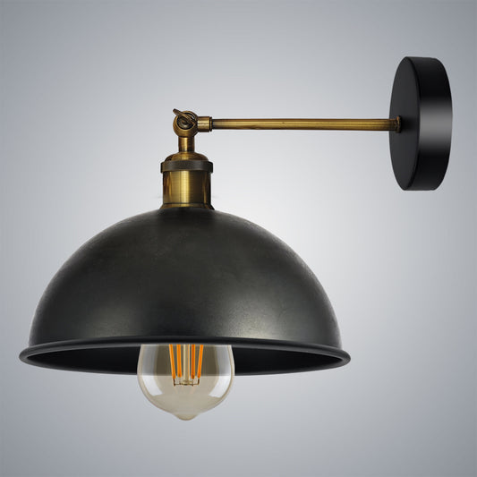 Zwarte moderne retro stijl glanzende wandlamp wandlamp armatuur~3452