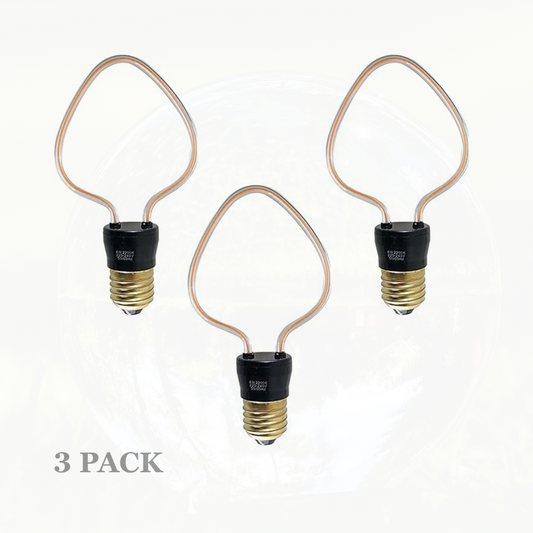 3 Pack Retro LED 4W Soft Filament E27 Decorative Industrial Light ~1013