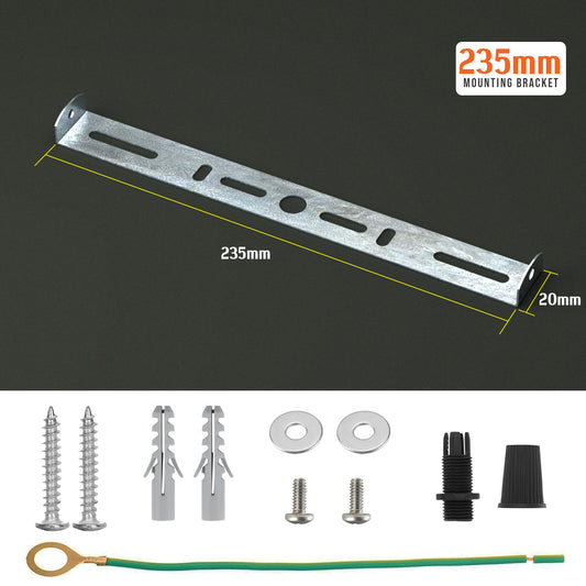 235mm Ceiling Rose Strap Side fitting Bracket~4119