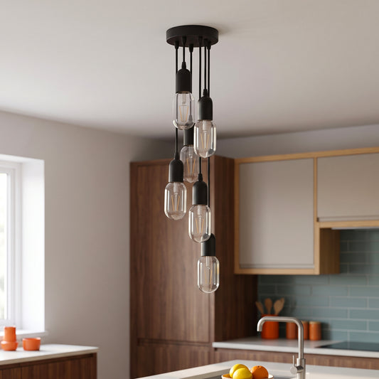 Cluster 6 Ceiling Pendant Light For Dining Room~5129