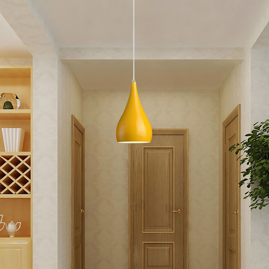 Yellow colour Retro Style Metal Ceiling Hanging Pendant Light Shade Modern Design~1647