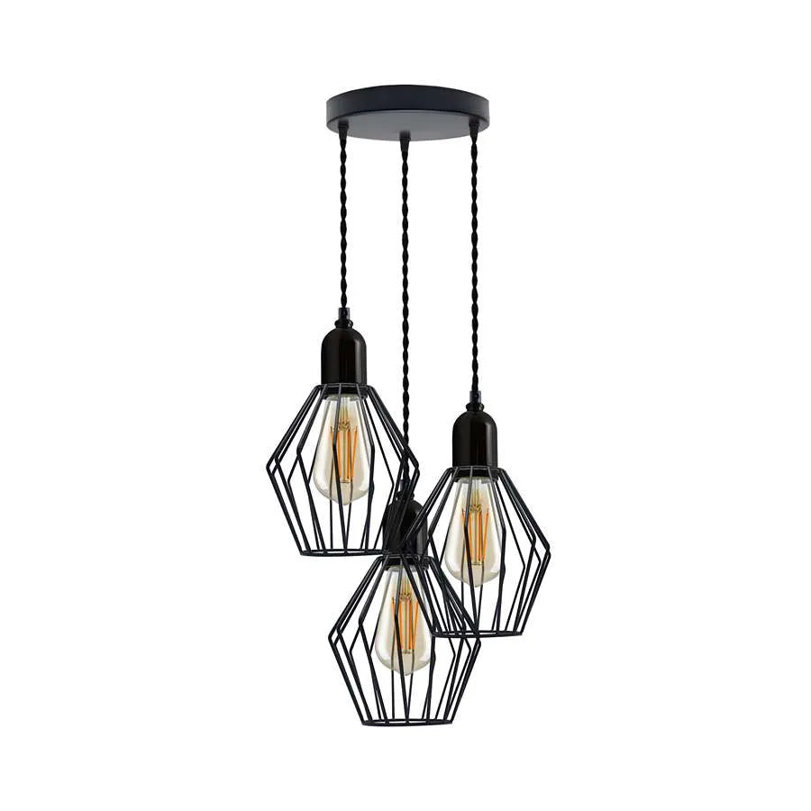 twisted cable ceiling pendant lights