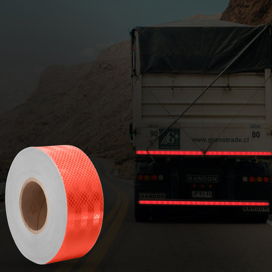 Cinta reflectante de seguridad impermeable, autoadhesiva, para marcar el suelo, rollo ~5191