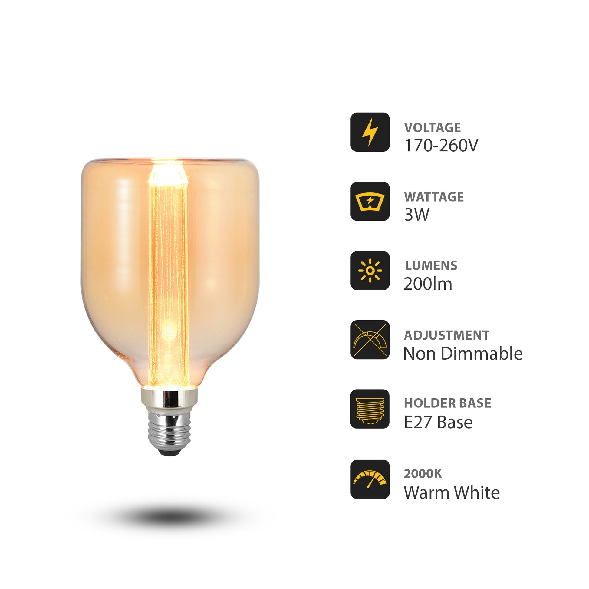  dimmable filament bulb